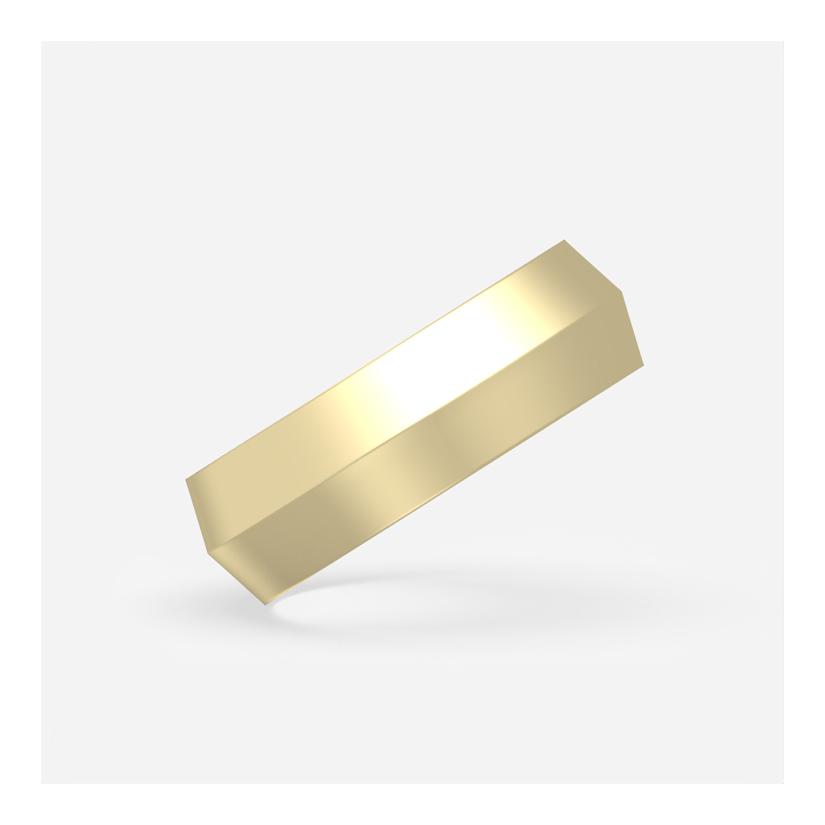 Additional Image 1 for  6mm Knife Edge Wedding Band